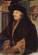 Hans Holbein Rotterdam's Erasmus and the Renaissance portrait Bizhu oil painting reproduction
